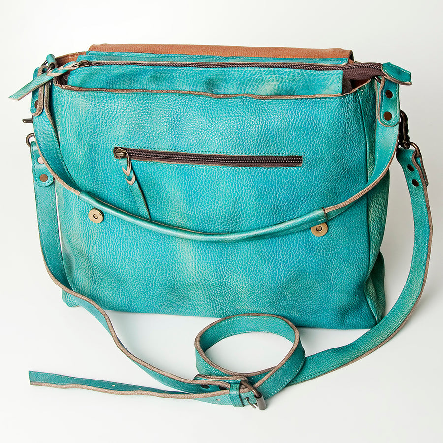 Never Mind Nmbg132A Hobo Vintage Handmade Genuine Cowhide Leather Women Bag Western Handbag Purse