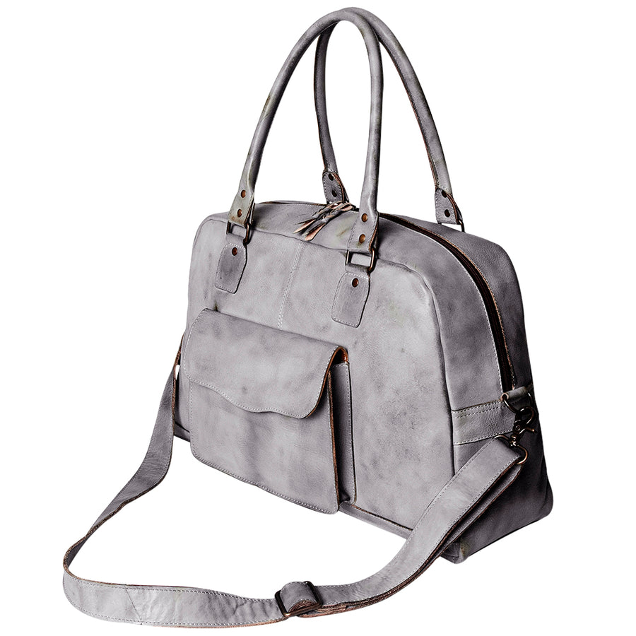 Never Mind Nmbg133A Tote Vintage Handmade Genuine Cowhide Leather by Hilason – Cowboy and equestrian accessories