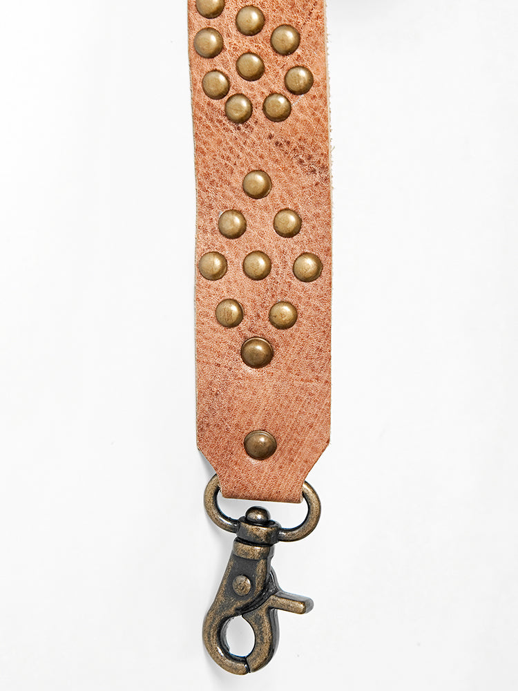 American Darling Genuine Leather Handle Strap for Crossbody Bags Phone Keychain Wallet Purse Clutch Cellphone Key Chain