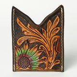 American Darling ADCCF108 Card-Holder Hand Tooled Genuine Leather Women Bag Western Handbag Purse
