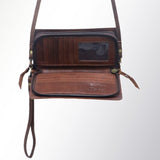 American Darling ADBGM169AR21 Organiser Genuine Leather women bag western handbag purse