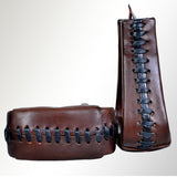 HILASON Horse Western Saddle Leather Stirrups Pair | for Barrel Racing Horses