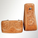 HILASON Horse Western Saddle Leather Floral Stirrups Pair | for Barrel Racing Horses