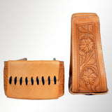 HILASON Horse Western Saddle Leather Floral Stirrups Pair | for Barrel Racing Horses