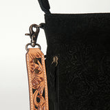 American Darling ADBGS192DM1 Messenger Embossed Genuine Leather women bag western handbag purse
