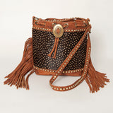American Darling ADBGI102E Bucket Hair On Genuine Leather women bag western handbag purse
