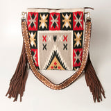 American Darling Large Crossbody Saddle Blanket Genuine Leather women bag western handbag purse