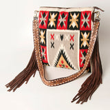 American Darling Large Crossbody Saddle Blanket Genuine Leather women bag western handbag purse