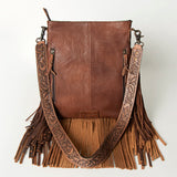 American Darling Messenger Hand Tooled Hair on Genuine Leather Western Women Bag Handbag Purse | Cute Messenger Bag | Leather Messenger Bag | Messenger Purse