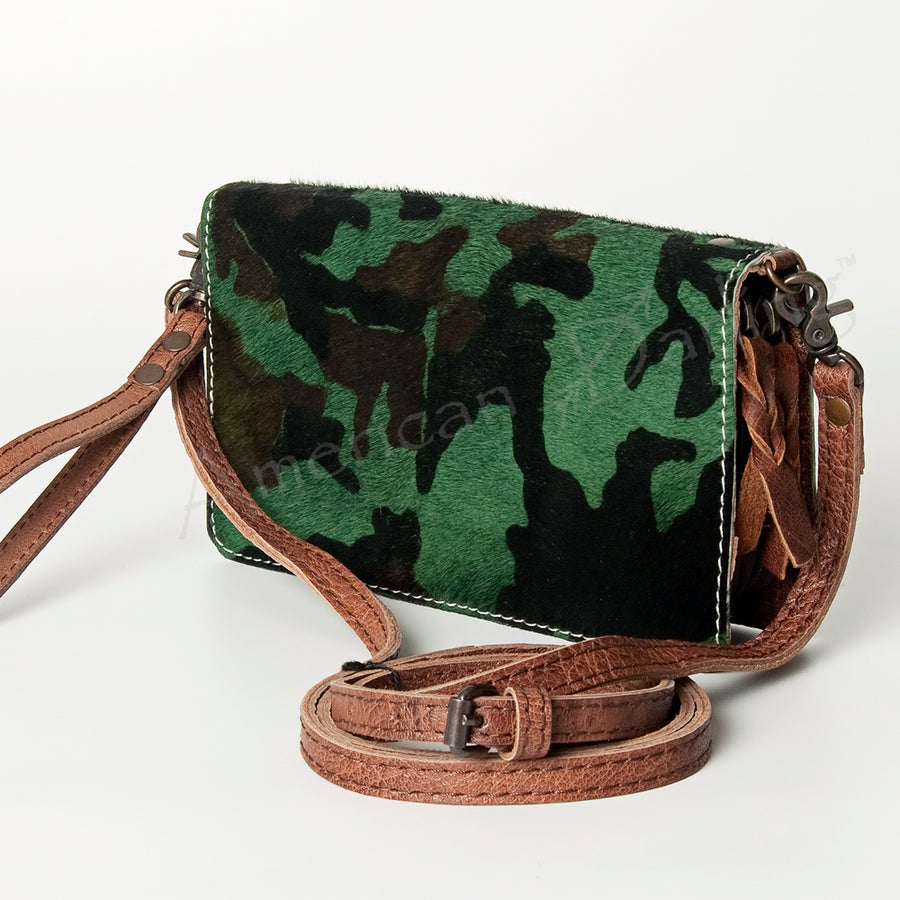 American Darling Hair-On Cowhide Organiser Bag - Hilason