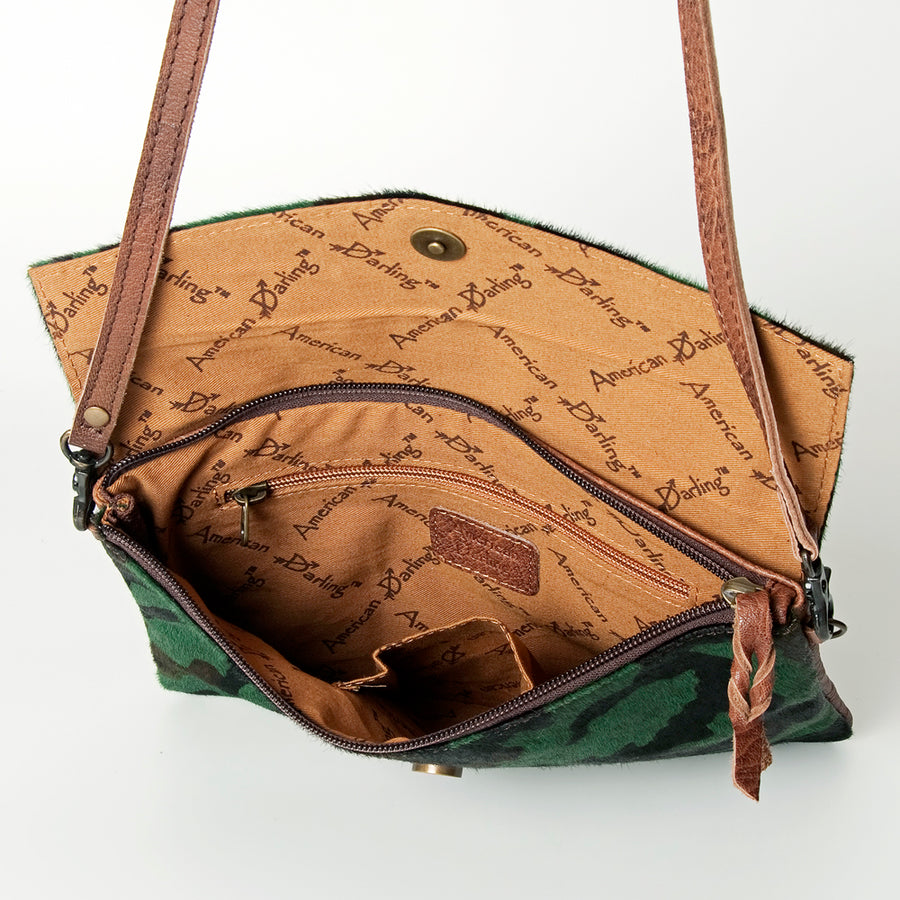 American Darling Envelope Hair-On Genuine Leather Western Women Bag Handbag Purse | for Cute