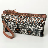 American Darling Wristlet Hair on Genuine Leather Western Women Bag | Handbag Purse | Women Wristlet | Wristlet Wristlet | Travel Wristlet | Leather Wristlet | Clutch Wristlet