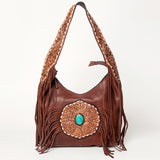 American Darling ADBGA219B Tote Hand Tooled Genuine Leather women bag western handbag purse