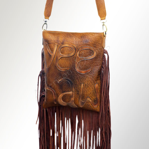 American Darling Large Crossbody Full Grain Genuine Leather Western Women Bag Handbag Purse | Cute - Uhorse