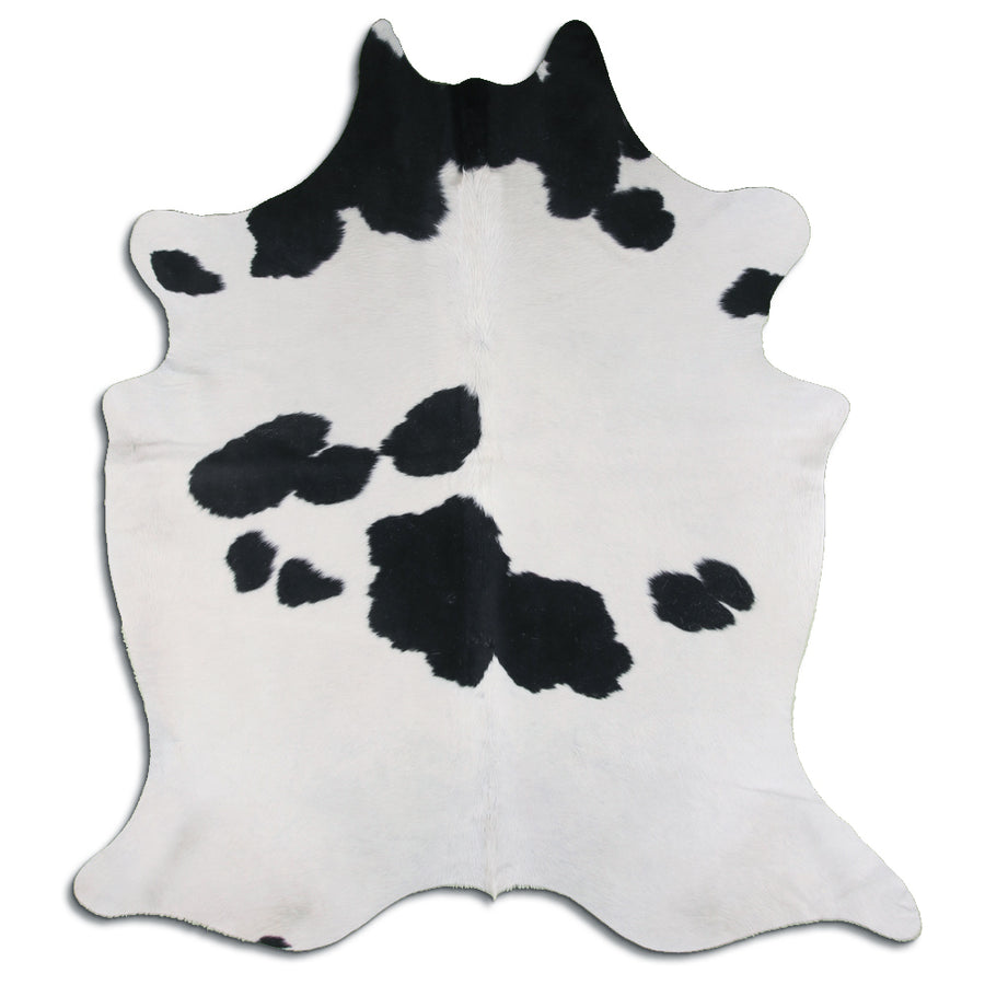 7.5 Ft X 6.5 Ft Genuine Brazilian Cowhide Skin Rug by Hilason | Hair-On Leather Home Décor Carpet