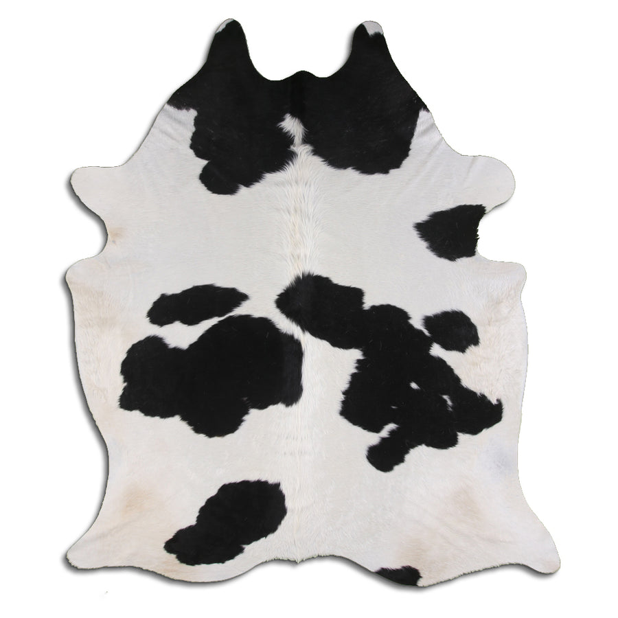 7.5 Ft X 6 Ft Genuine Brazilian Cowhide Skin Rug by Hilason | Hair-On Leather Home Décor Carpet