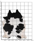 8 Ft X 6.5 Ft Genuine Brazilian Cowhide Skin Rug by Hilason | Hair-On Leather Home Décor Carpet