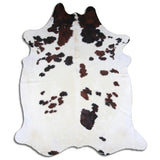 8.5 x 7 FT. HAIR ON COWHIDE - BROWN AND WHITE 3 - 5 M GRADE A – by Hilason – Cowboy and equestrian accessories