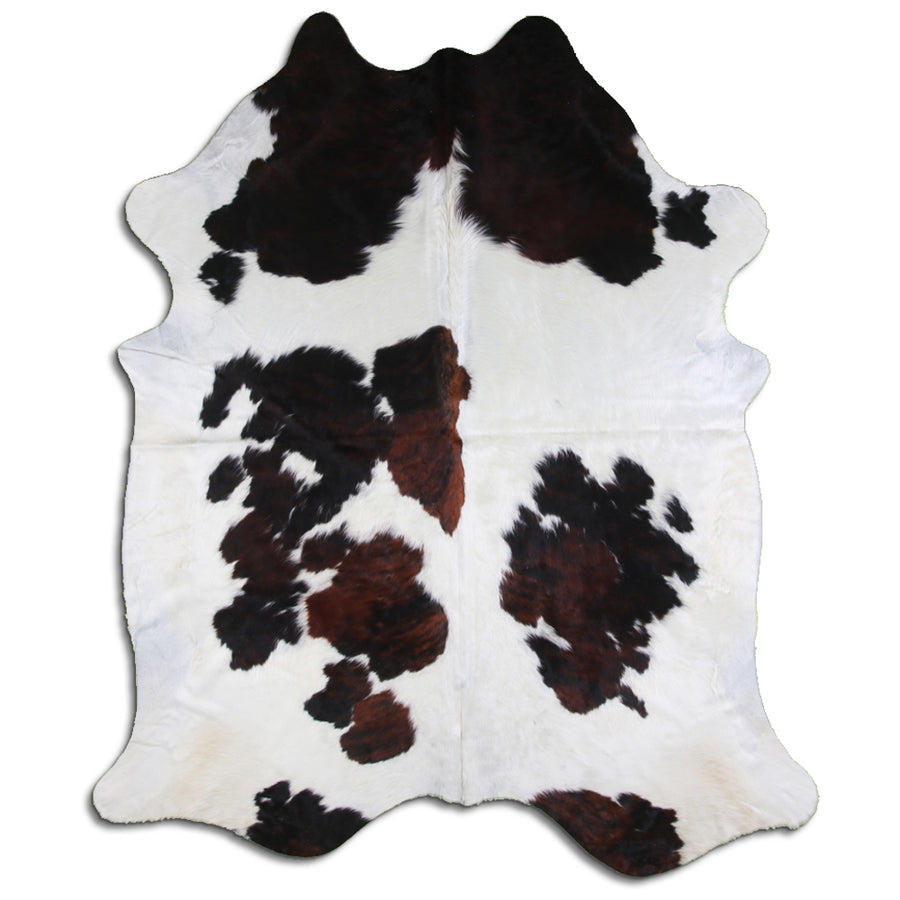 7.5 Ft X 6 Ft Brazilian Cowhide Skin Rug Hair-On Leather Carpet - Uhorse