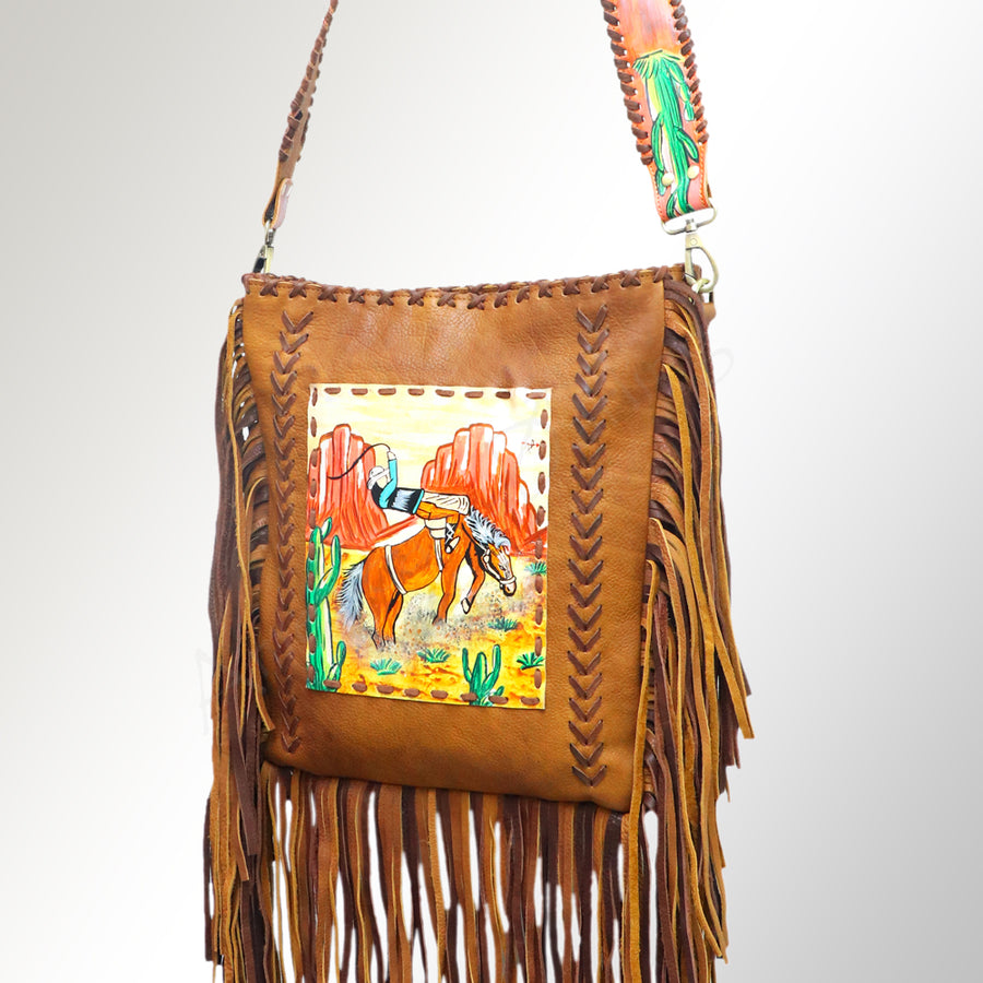 American Darling Cross Body Full Grain Genuine Leather Western Women Bag Handbag Purse | Crossbody for Cute