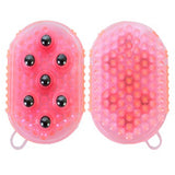 Hilason Rubber Jelly Magnetic Rollers Massage Pink