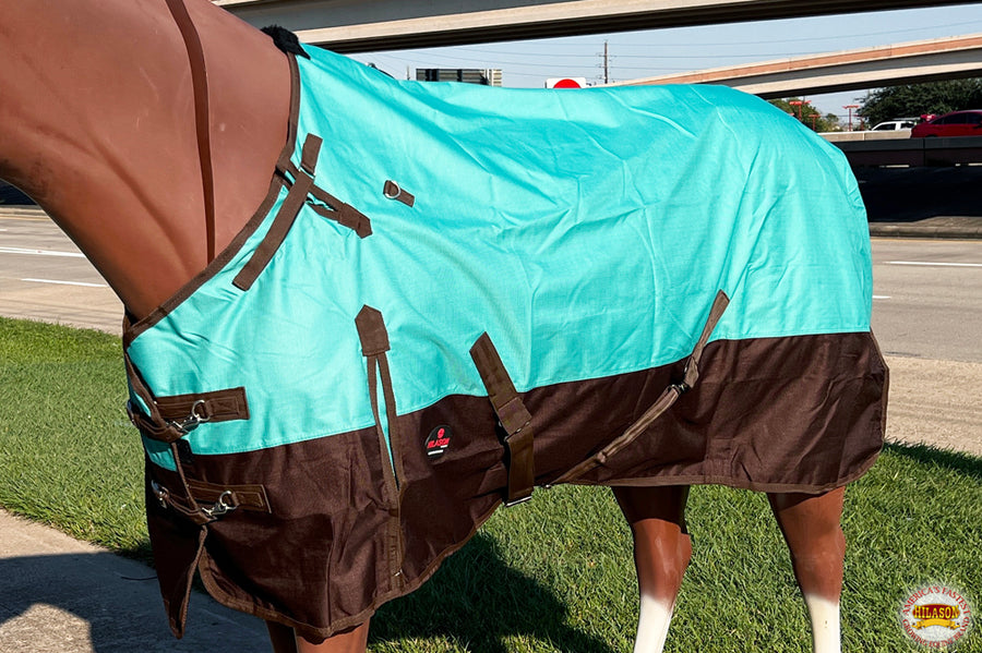 HILASON 1200D Turnout Light Winter Waterproof Rain Sheet Horse | Sheets for Horses