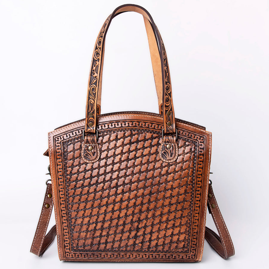 American Darling Tote Hand Tooled Genuine Leather Western Women Bag Handbag Purse | Travel Bags College Casual
