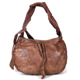 Never Mind Nmbgr103Lb Hobo Vintage Handmade Genuine Cowhide Leather Women Bag Western Handbag Purse