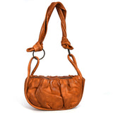 Never Mind Nmbgr104Tan Hobo Vintage Handmade Genuine Cowhide Leather Women Bag Western Handbag Purse