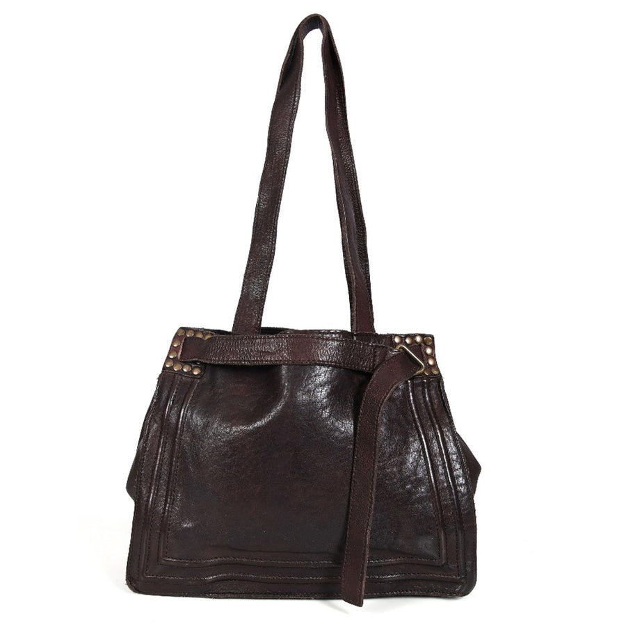 Never Mind Nmbgr110Db Tote Vintage Handmade Genuine Cowhide Leather by Hilason – Cowboy and equestrian accessories