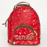 American Darling Backpack Hand Tooled Hair on Genuine Leather Western Women Bag | for Laptop School Purse Travel