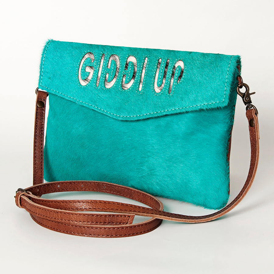 American Darling Envelope Hair-On Genuine Leather Western Women Bag Handbag Purse | for Cute - Uhorse
