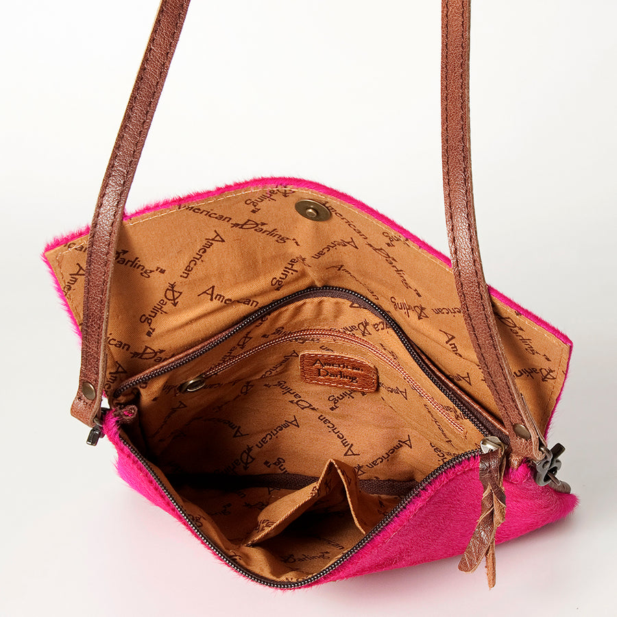 American Darling Envelope Hair-On Genuine Leather Western Women Bag Handbag Purse | for Cute