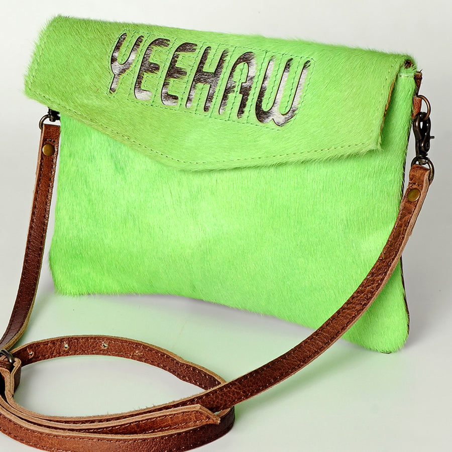 American Darling Envelope Hair-On Genuine Leather Western Women Bag Handbag Purse | for Cute - Uhorse