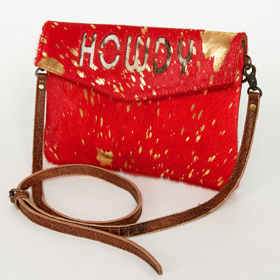 American Darling Envelope Hair-On Genuine Leather Western Women Bag Handbag Purse | for Cute - Uhorse