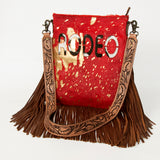 American Darling Large Crossbody Hand Tooled Hair On Genuine Leather by Hilason – Cowboy and equestrian accessories