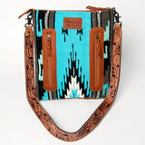 American Darling CROSS BODY I Hand Tooled Hair-on Genuine Leather women bag western handbag purse