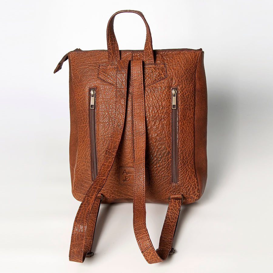 American Darling Backpack Saddle Blanket Fabric Genuine Leather Western Women Bag | for Laptop School Purse Travel