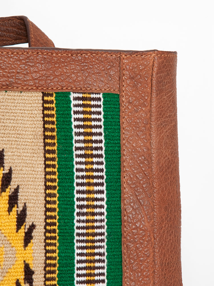 American Darling Backpack Saddle Blanket Fabric Genuine Leather Western Women Bag | for Laptop School Purse Travel