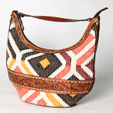 American Darling HOBO Hand Tooled Hair-on Genuine Leather women bag western handbag purse