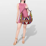 American Darling Hobo Hand Tooled Saddle Blanket Genuine Leather Western Women Bag | Handbag Purse Bags for Cute