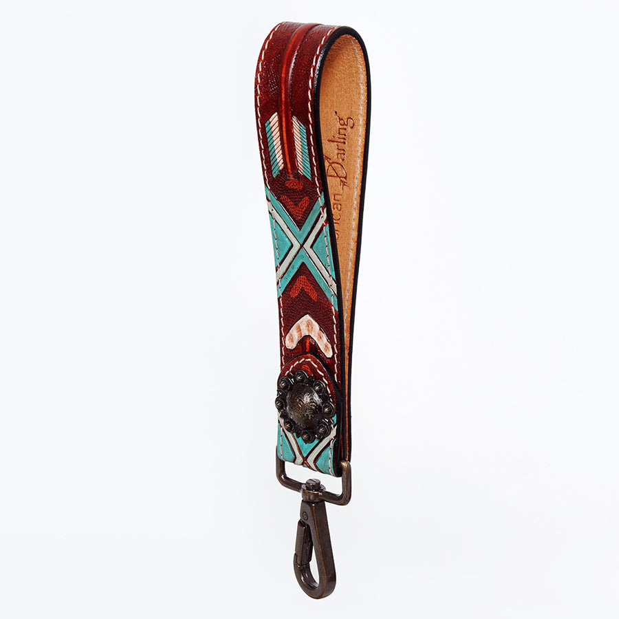 American Darling ADWSF104 Hand Tooled Genuine Leather Handle Strap For by Hilason – Cowboy and equestrian accessories