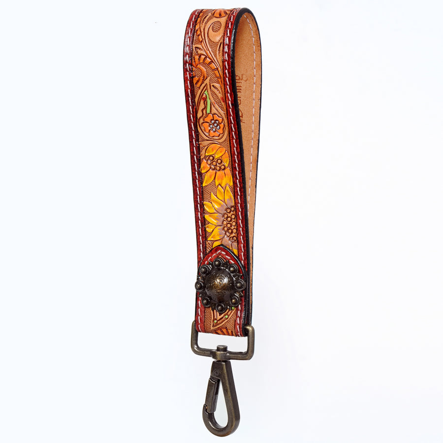 American Darling ADWSF114 Hand Tooled Genuine Leather Handle Strap For by Hilason – Cowboy and equestrian accessories
