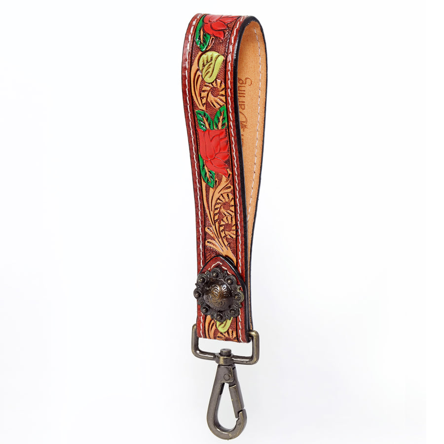 American Darling ADWSF117 Hand Tooled Genuine Leather Handle Strap For by Hilason – Cowboy and equestrian accessories