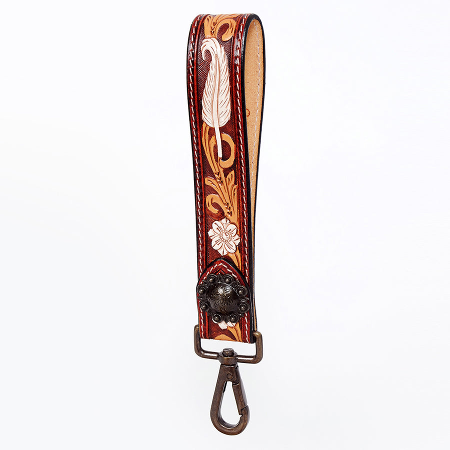 American Darling ADWSF118 Hand Tooled Genuine Leather Handle Strap For by Hilason – Cowboy and equestrian accessories