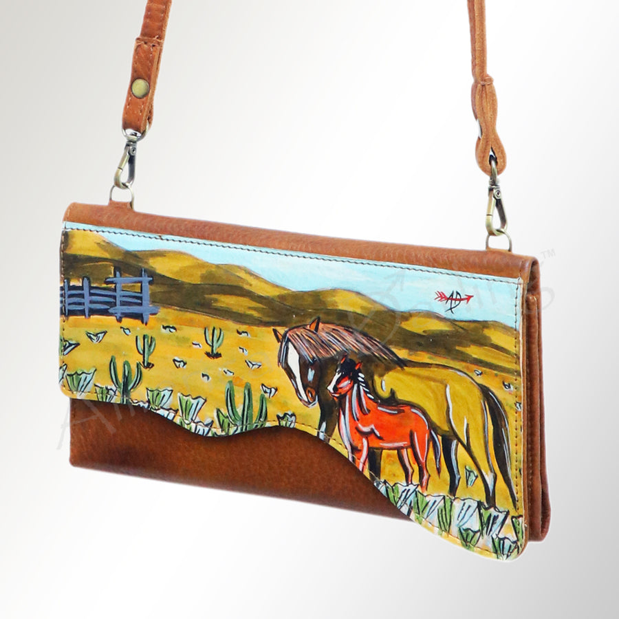 American Darling Small Crossbody Full Grain Genuine Leather Western Women Bag Handbag Purse | for Cute - Uhorse