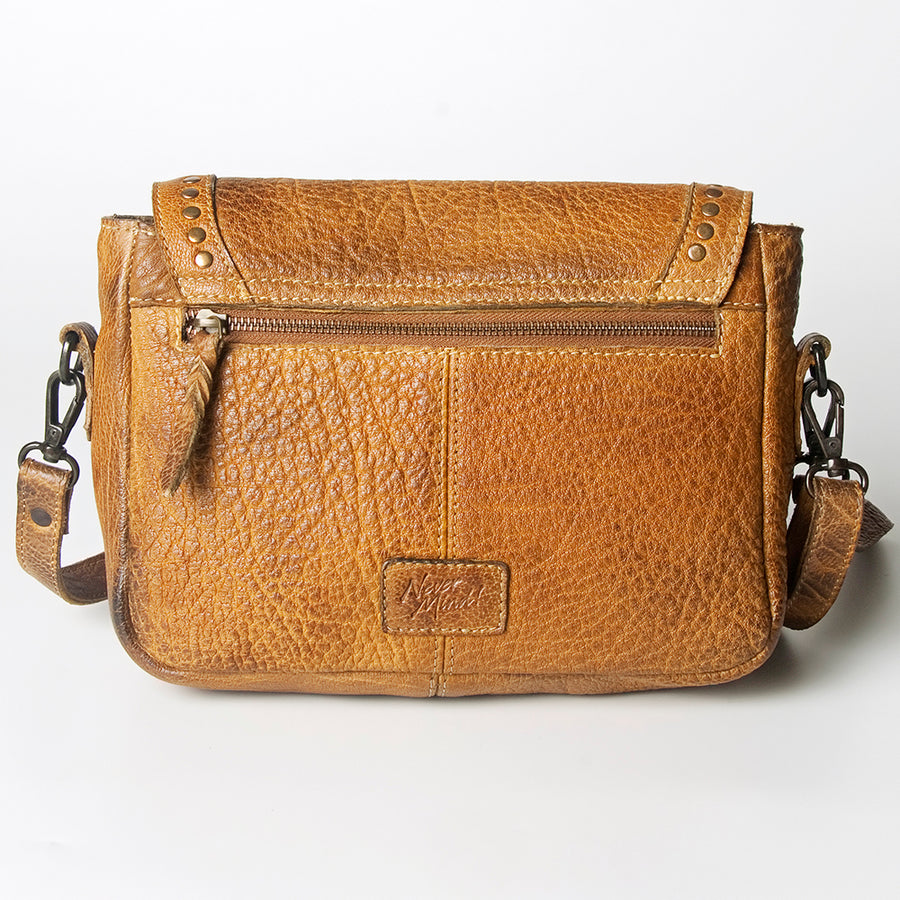 Never Mind Nmbgz101B Cross Body I Vintage Handmade Genuine Cowhide Leather Women Bag Western Handbag Purse