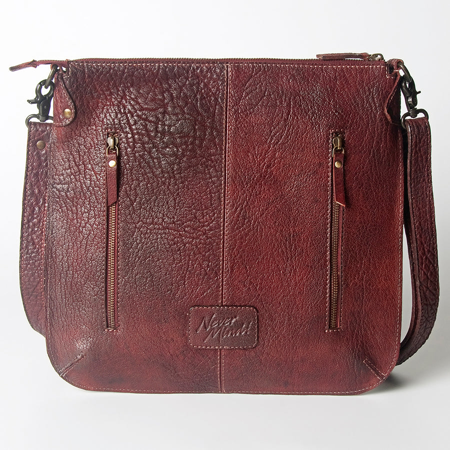 Never Mind Nmbgz103D Cross Body I Vintage Handmade Genuine Cowhide Leather Women Bag Western Handbag Purse