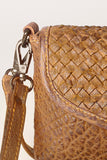 Never Mind Nmbgz104C Small Crossbody Vintage Handmade Genuine Cowhide Leather Women Bag Western Handbag Purse