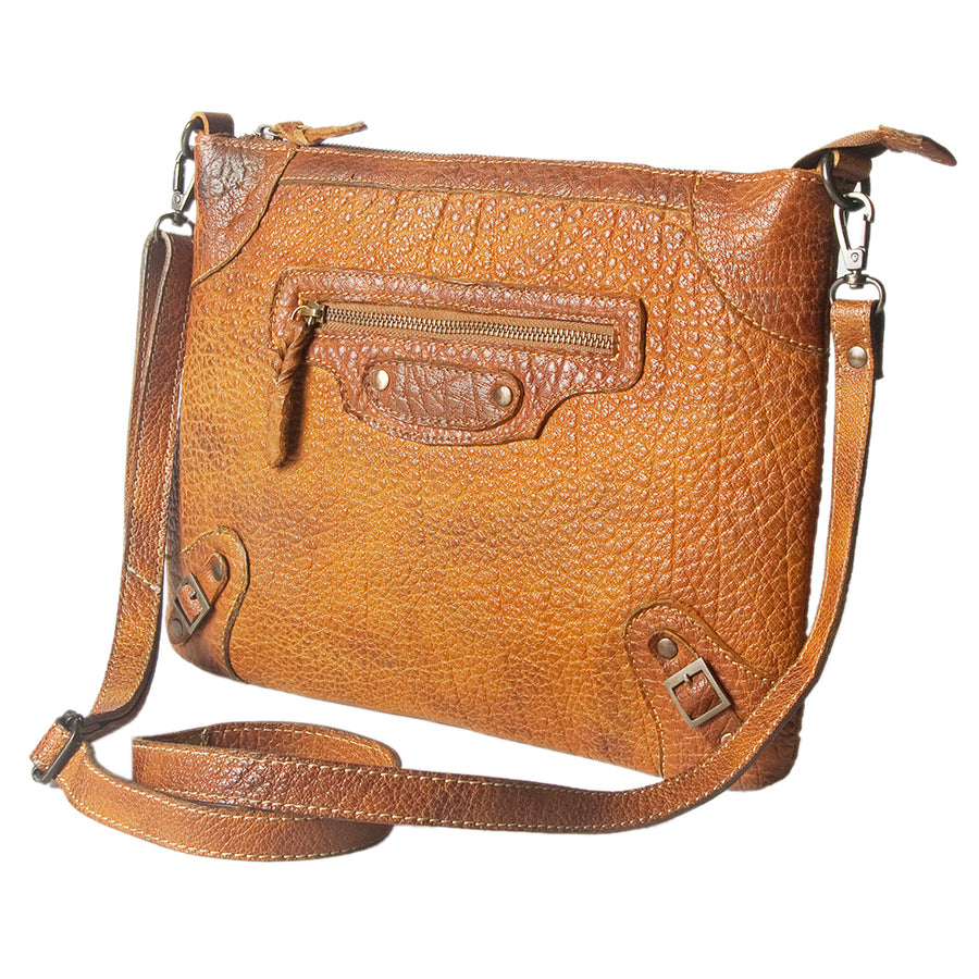 Never Mind Nmbgz106E Cross Body I Vintage Handmade Genuine Cowhide by Hilason – Cowboy and equestrian accessories